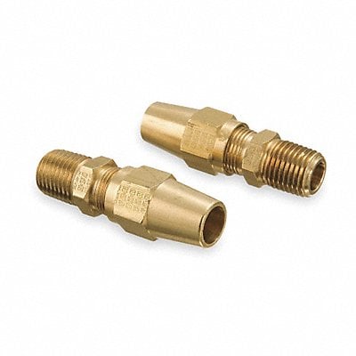 Male Connector 1/4-18 3/8 In Tube Sz MPN:1368X6