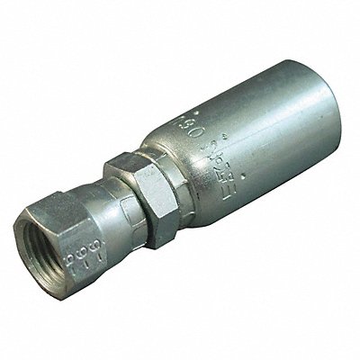 Crimp Fitting 5/16 I.D. 1/2 F JIC PK2 MPN:05E-605