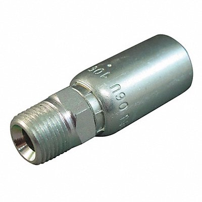 Crimp Fitting 3/8 I.D. 1/4 M NPTF PK2 MPN:06E-104