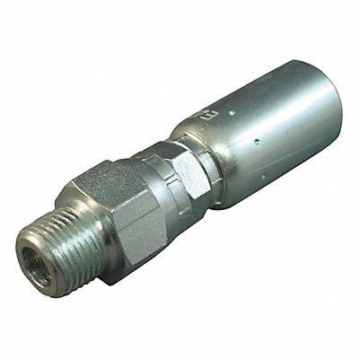 Crimp Fitting 3/8 I.D. 3/8 M NPTF PK2 MPN:06E-J06