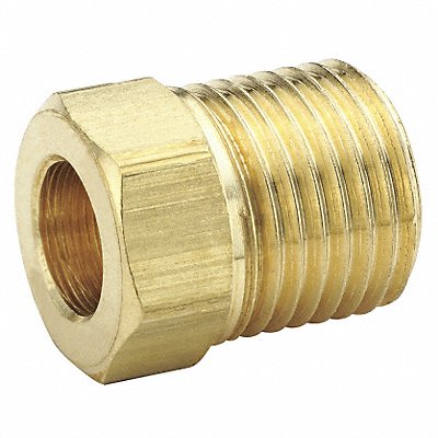 Inverted Flare Tube Nut 0.56 L Brass MPN:100X4