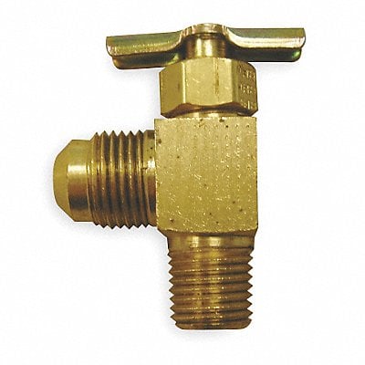 Needle Valve Angled Brass 1/4 x 5/16 In. MPN:6703