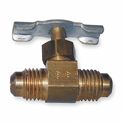 Needle Valve Straight Brass 1/4 In. MPN:6715