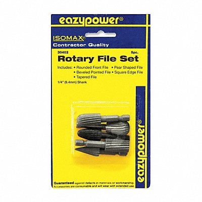 Rotary File Set 1/4 Shank Dia MPN:30402