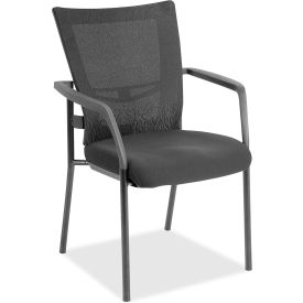 Lorell® Mesh Back Guest Chair - Black 85566