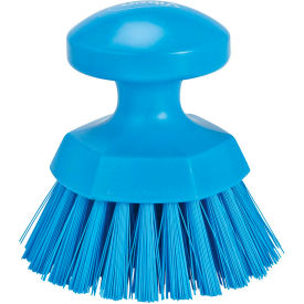 Vikan 38853 Round Hand Brush- Stiff Blue 38853