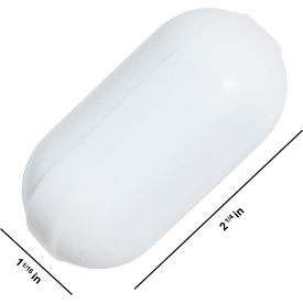 Bel-Art Spinbar Giant Polygon Teflon Magnetic Stirring Bar 57 x 27mm White without Pivot Ring 371180002