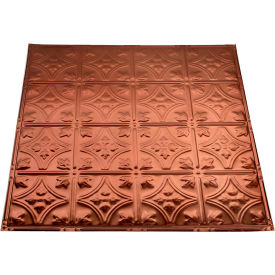 Great Lakes Tin Hamilton 2' X 2' Lay-in Tin Ceiling Tile in Penny Vein - Y52-05 Y52-05