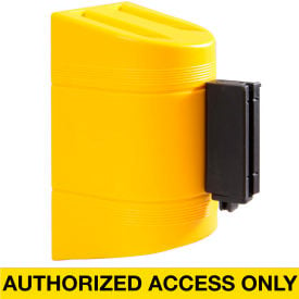 WallPro 300 Wall Mount Retractable Belt Barrier Yellow Case W/10' Yellow 