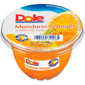 Dole® Fruit Cups Mandarin Orange 7 oz 12/Carton DFC74206011