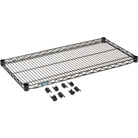 Nexel® S1836B Black Epoxy Wire Shelf 36