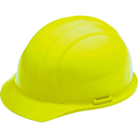 ERB® Americana® Cap with Accessory Slots 4-Point Slide-Lock Suspension Hi-Viz Yellow - Pkg Qty 12 WEL19774HY