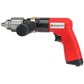 Universal Tool Reversible Pistol Grip Air Drill Keyed 1/2