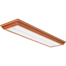 Lithonia Lighting FMFL 30840 CAML OA LED Cambridge Linear Flush Mount 35W 4000CCT Oak FMFL 30840 CAML OA