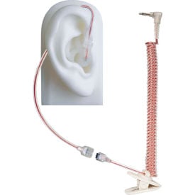 Earphone Connection Micro Sound EP-MS1A-C Earpiece 1A Tubeless Listen Only 3.5mm Clear EP-MS1A-C