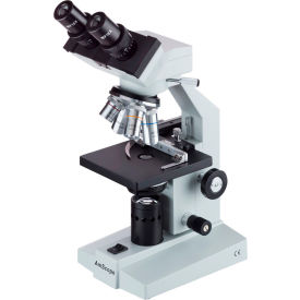 AmScope B100B-MS 40X-2000X Binocular Biological Microscope with Mechanical Stage B100B-MS