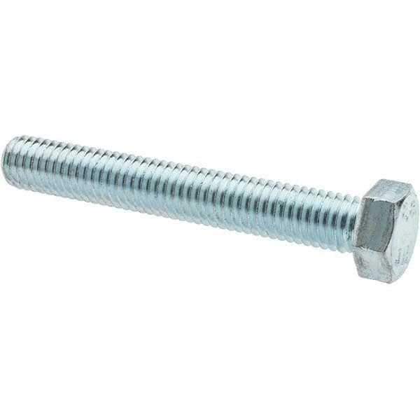 Hex Head Cap Screw: M8 x 1.25 x 55 mm, Grade 8.8 Steel, Zinc-Plated MPN:C87881