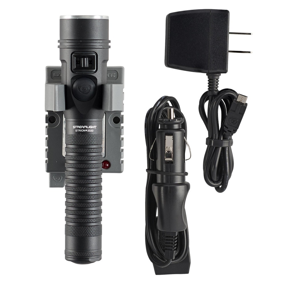 Handheld Flashlight: LED, 1200 Lumens, 12 hr Max Run Time, Rechargeable Battery (Included), Max Beam Distance: 335 m MPN:74431