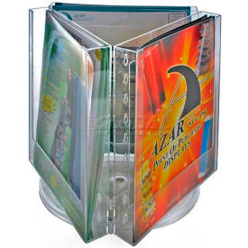 Approved 252320 3-Pocket Letter Size Brochure Holder On Revolving Base 9