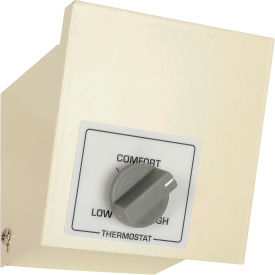 King Thermostat Kit Single Pole KCVT-1L-A Almond For KCV Series KCVT-1L-A