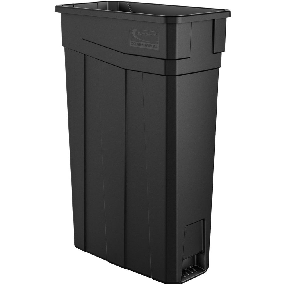 Trash Cans & Recycling Containers, Type: Trash Can , Container Capacity: 23 , Container Shape: Rectangle , Lid Type: None , Container Material: HDPE  MPN:TCN2030BK