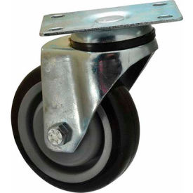 Fairbanks Light/Medium Duty Swivel Caster 03-5-PBB - Polyurethane with Polyethylene Center - 5