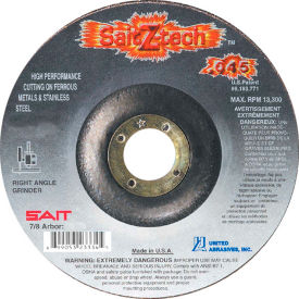 United Abrasives - Sait 23335 Depressed Center Wheel T1 Z-TECH 5