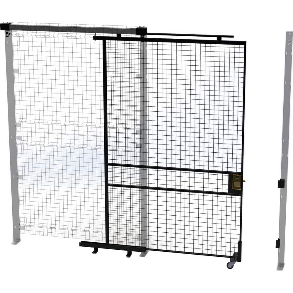 Temporary Structure Partitions, Overall Height: 96in , Width (Inch): 58 , Overall Depth: 1.5in , Construction: Welded , Material: Steel  MPN:V590508