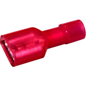 Allpoints 85-1066 18-22 Gauge Red Vinyl Insulated Female Quick Disconnect with 1/4