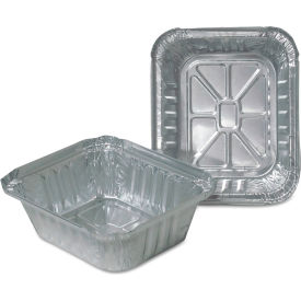 Durable Packaging Aluminum Closable Container Silver Pack of 1000 220301000