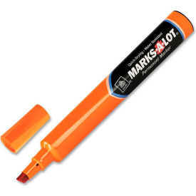 Avery® Marks-A-Lot Desk-Style Permanent Marker Medium Chisel Tip Orange Ink Dozen 08-883