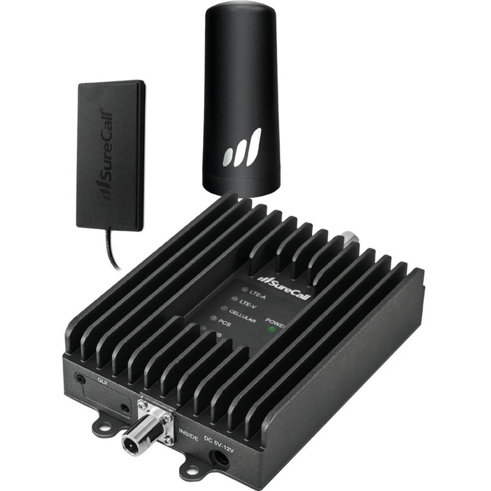 SureCall Fusion2Go 3.0 Fleet Cellular Phone Signal Booster - 698 MHz, 776 MHz, 824 MHz, 1850 MHz, 1710 MHz, 728 MHz, 746 MHz, 869 MHz, 1930 MHz, 2110 MHz to 716 MHz, 787 MHz, 849 MHz, 1915 MHz, 1755 MHz, 746 MHz, 757 MHz, 894 MHz, 1955 MHz, 2155 MHz MPN:S