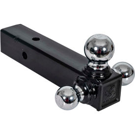 Buyers Products Tri-Ball Hitch with Chrome Towing Balls - 2-1/2in Receiver - 1802252 1802252