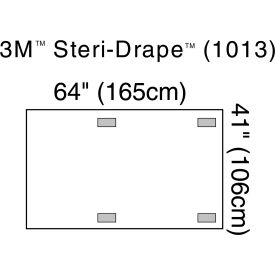 3M™ Steri-Drape X-ray Image Intensifier (C-Arm) Drape 1013 41