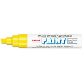 Sanford® uni-Paint Marker Broad Tip Yellow 63735