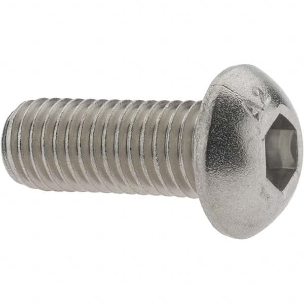 Button Socket Cap Screw: Stainless Steel, Uncoated MPN:A210304