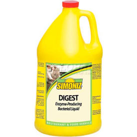 Simoniz Digest Enzyme-Producing Bacterial Liquid Gallon Bottle 4 Bottles - D0860004 D0860004