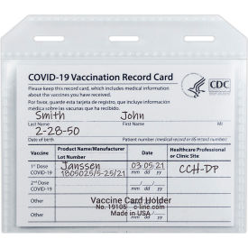 C-Line® COVID-19 Vaccine Card Holder Clear 4