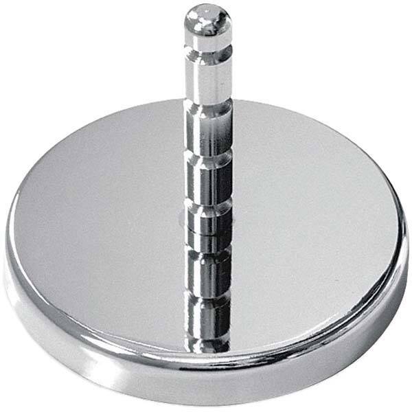 Ceramic Pot Magnets, Diameter (Inch): 3.2 in, 3.2000, Height (Inch): 0.5 in, Height (mm): 0.5 in, Average Pull Force (Lb.): 43.18 kg, 95 lb, 95, Color: Silver MPN:E2140