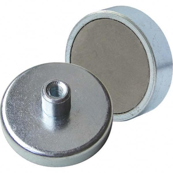 Ceramic Pot Magnets, Diameter (Inch): 0.3940, 10 mm, 0.394 in, Countersunk Hole Size: M3, Height (Inch): 0.177 in, 4.5 mm, Height (mm): 0.177 in, 4.5 mm, 4.50 MPN:E860