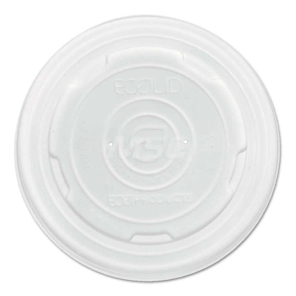 Food Container Lids, For Use With: Eco-Products EP-BSC8-WA , Shape: Round , Material Family: Plastic , Color: Translucent , Material: Plastic  MPN:ECOEPECOLIDSPS