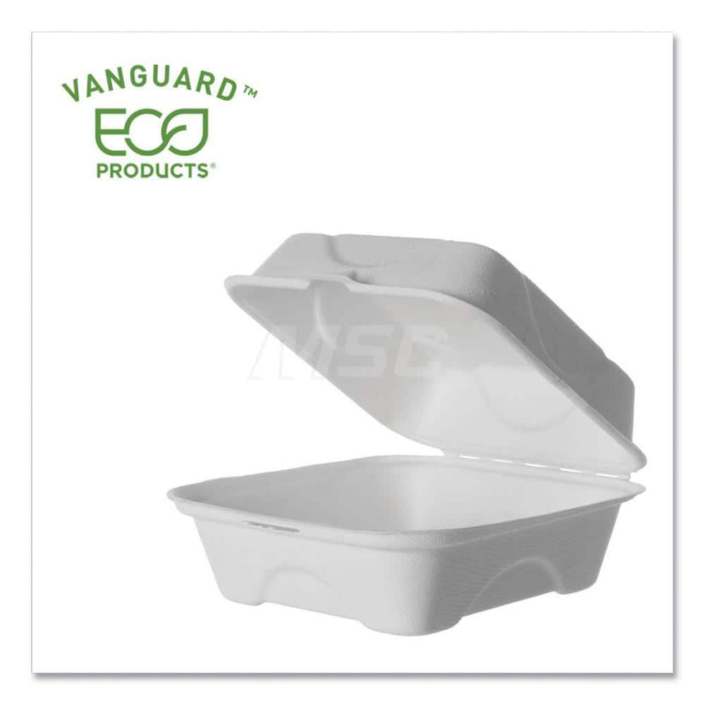 Food Storage Container: Square, Hinged Lid MPN:ECOEPHC6NFA