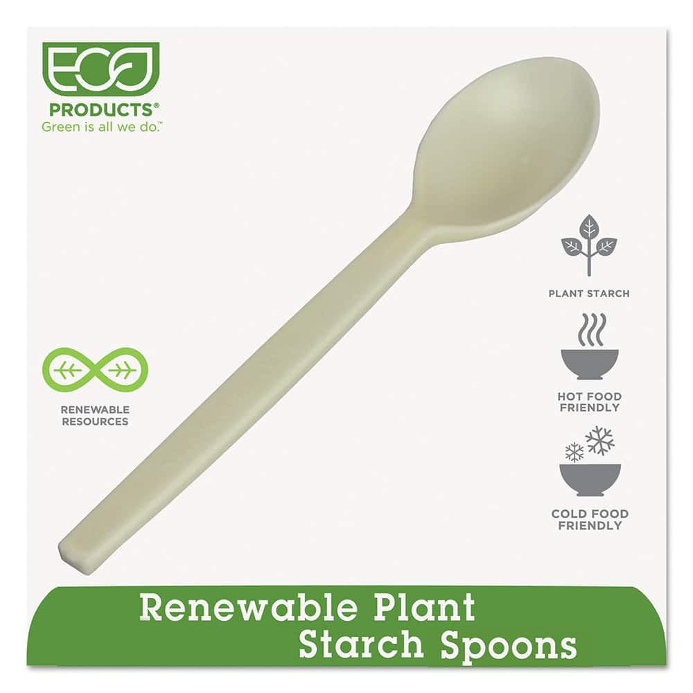 Paper & Plastic Cups, Plates, Bowls & Utensils, Flatware Type: Teaspoon , Color: Cream  MPN:WNAEPS003PK