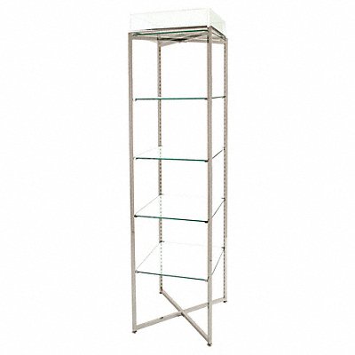 Glass Fldng Tower Steel/Glass 18 L 18 W MPN:FLT68CGLS