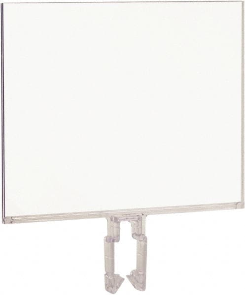 7 Inch Wide x 5-1/2 Inch High Sign Compatibility, Acrylic Square Frame Sign Holder MPN:JPC57