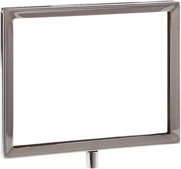 7 Inch Wide x 5-1/2 Inch High Sign Compatibility, Steel Square Frame Sign Holder MPN:MC57