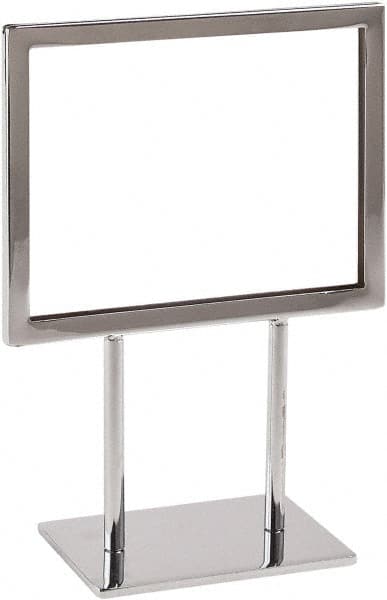 7 Inch Wide x 5-1/2 Inch High Sign Compatibility, Steel Square Frame Sign Holder MPN:MCP57