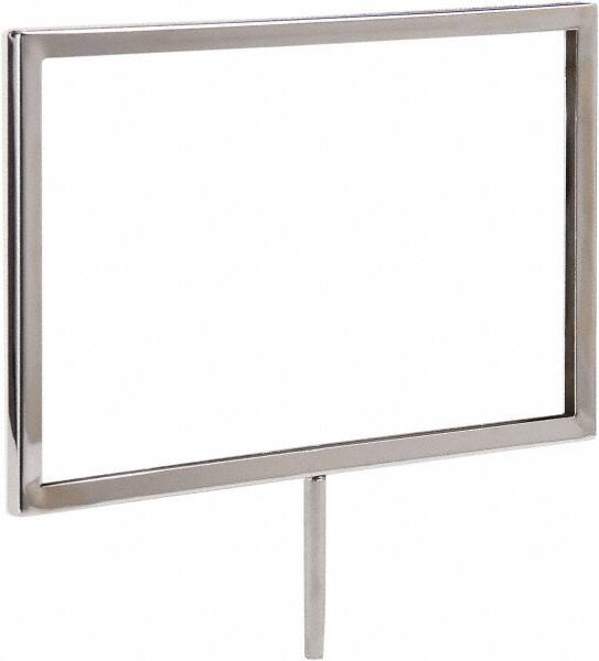 11 Inch Wide x 7 Inch High Sign Compatibility, Steel Square Frame Sign Holder MPN:MCSW/3711