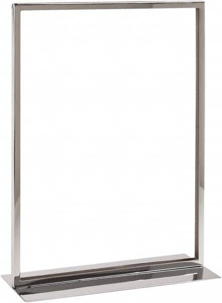 11 Inch Wide x 14 Inch High Sign Compatibility, Steel Square Frame Sign Holder MPN:MVER114