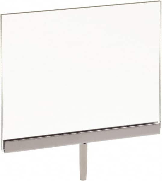 7 Inch Wide x 5-1/2 Inch High Sign Compatibility, Acrylic Square Frame Sign Holder MPN:PJST/57